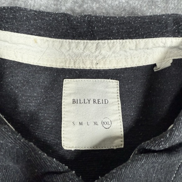 2-Billy Reid Polo Shirts Men's XXL Green‎ Black Short Sleeve Casual Golf - Picture 4 of 13